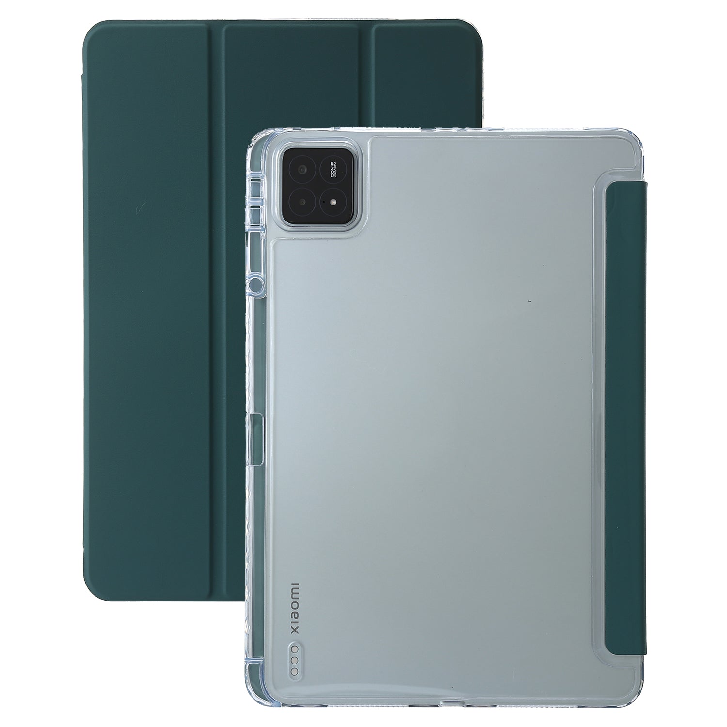 For Xiaomi Pad 6S Pro 12.4 Anti-scratch Case TPU+Acrylic+PU Tablet Cover with Tri-fold Stand For Xiaomi Pad 6S Pro 12.4 Anti-scratch Case TPU+Acrylic+PU Tablet Cover with Tri-fold Stand